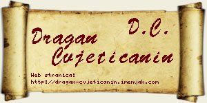 Dragan Cvjetičanin vizit kartica
